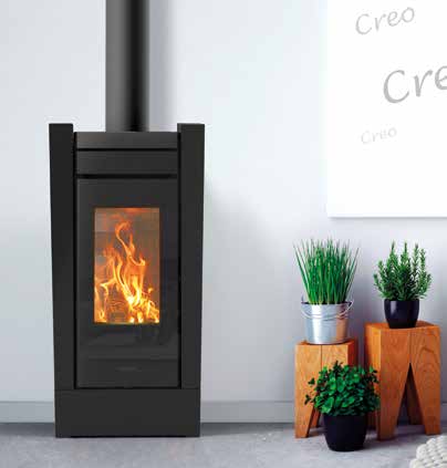 Poêle bois Thermorossi Creo Evo Wood