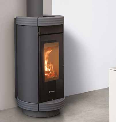 Poêle bois Thermorossi Dorica Evo Wood